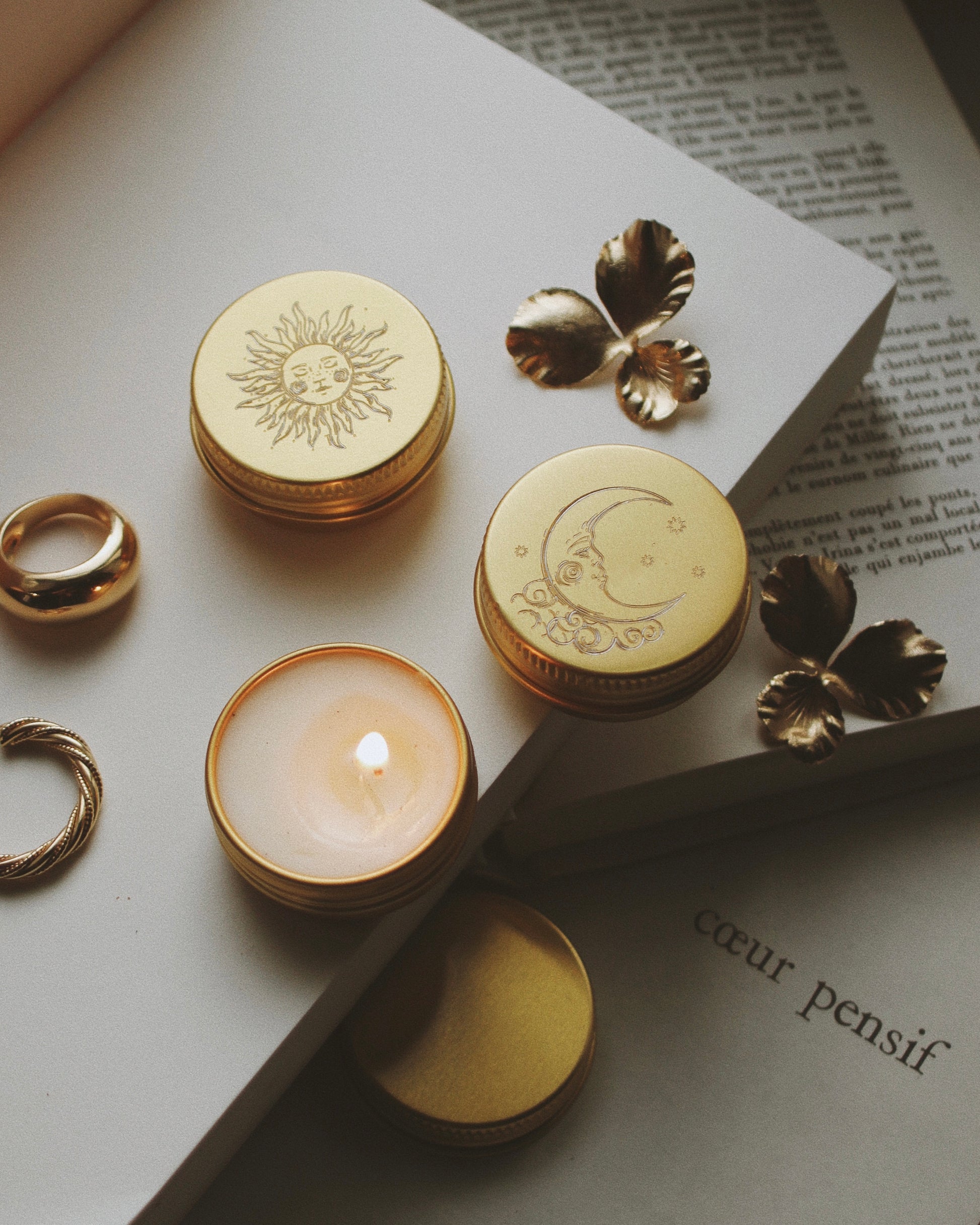 Mini bougie/boîte à bijoux (personnalisable)