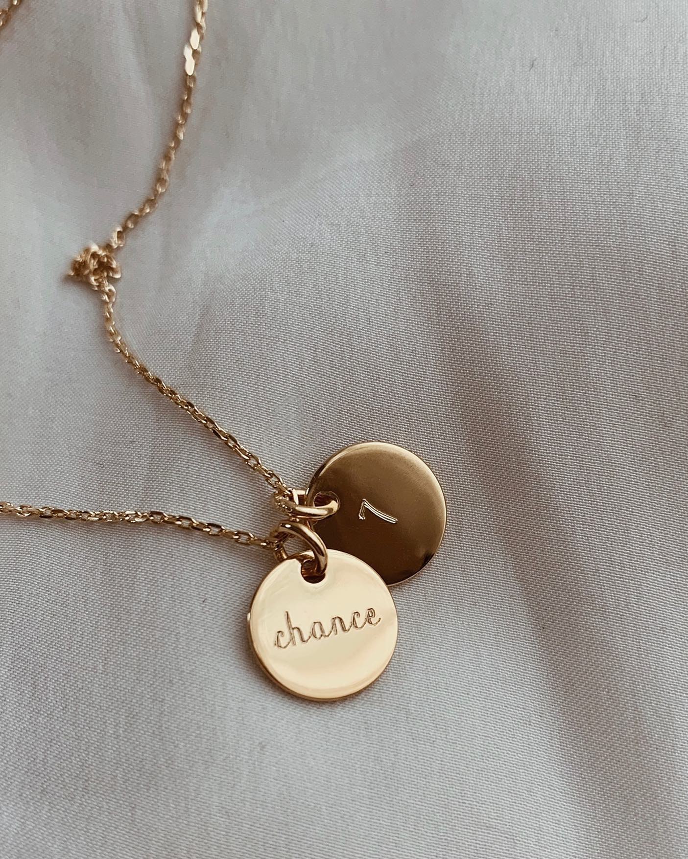 Médaille plate 10mm (personnalisable)