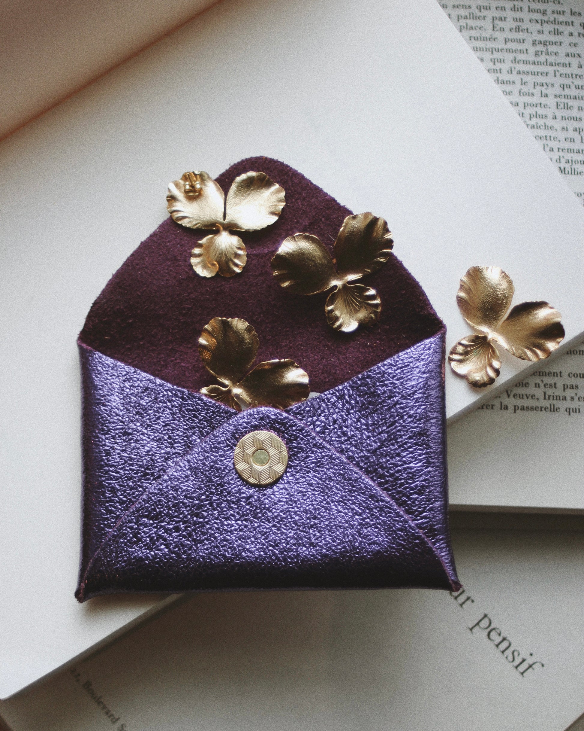 Petite pochette cuir (8 coloris)