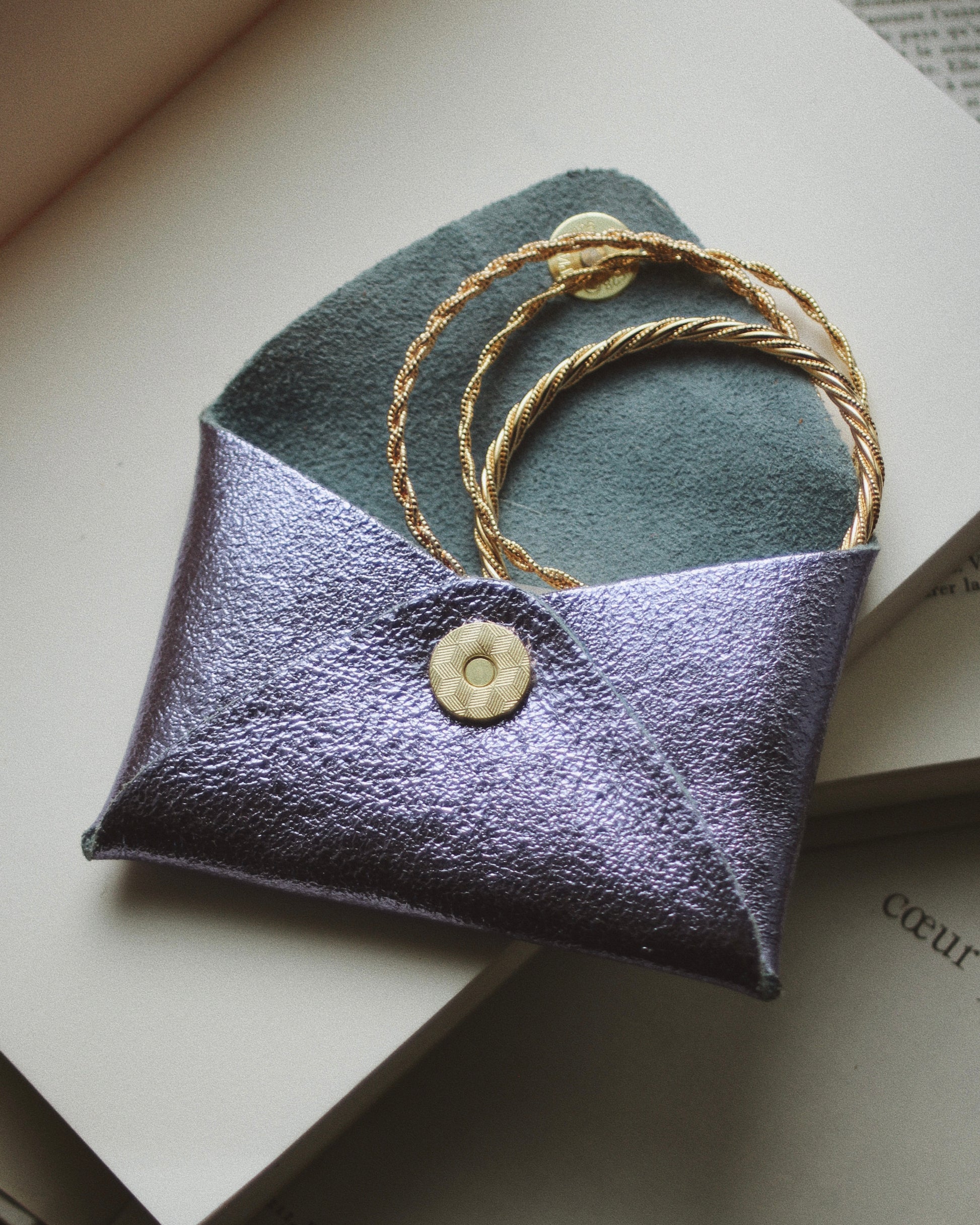 Petite pochette cuir (8 coloris)