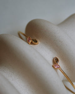 Bracelet jonc pétales