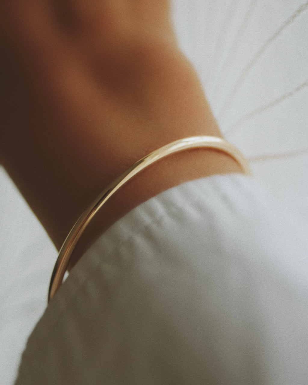 Bracelet jonc fil rond