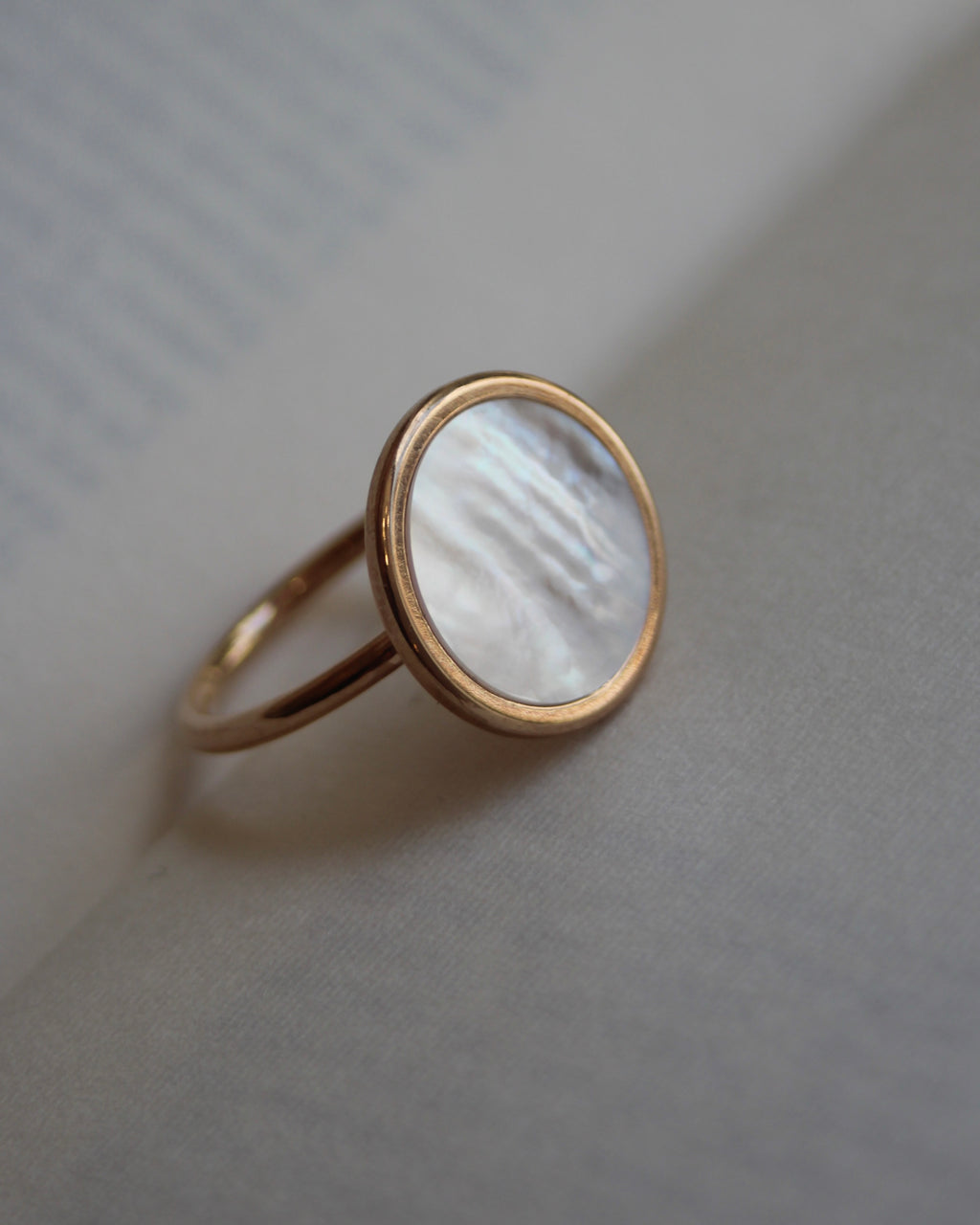 Bague Nacre (personnalisable)