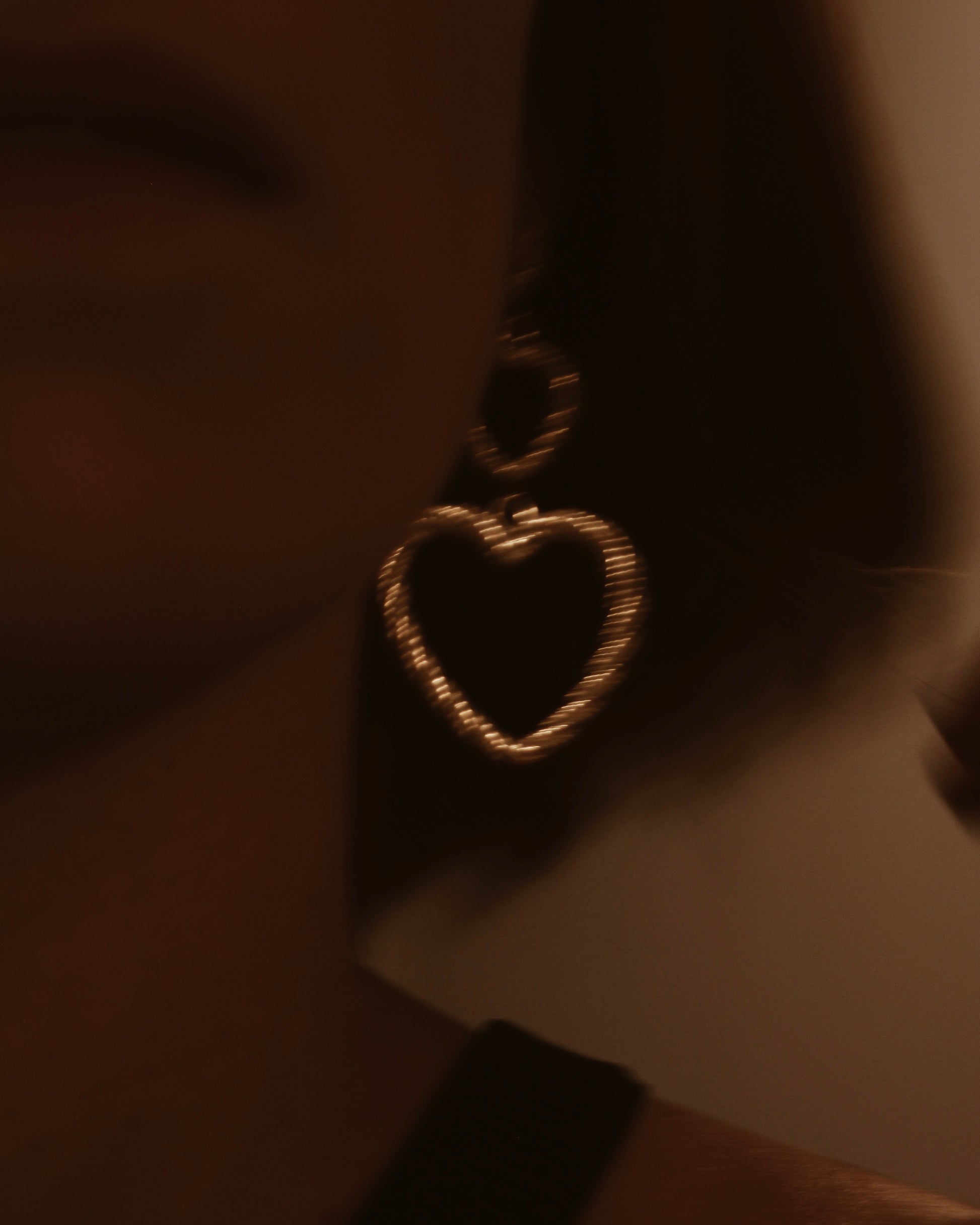 Boucles d'oreilles grand coeur