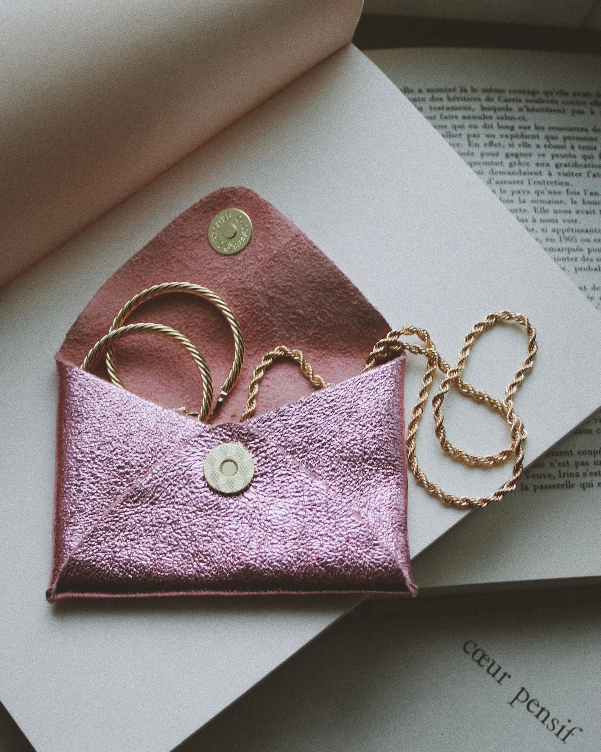 Petite pochette cuir (8 coloris)