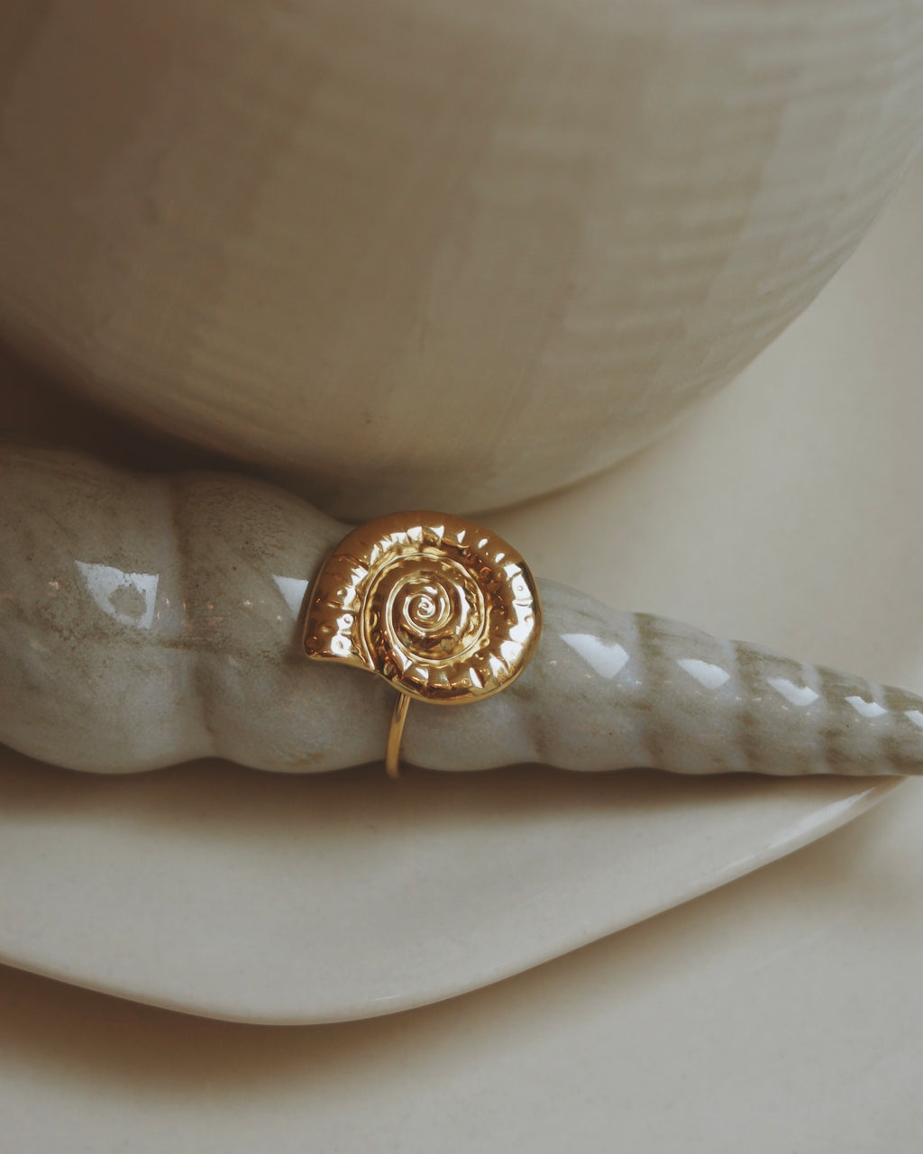 Bague coquillage