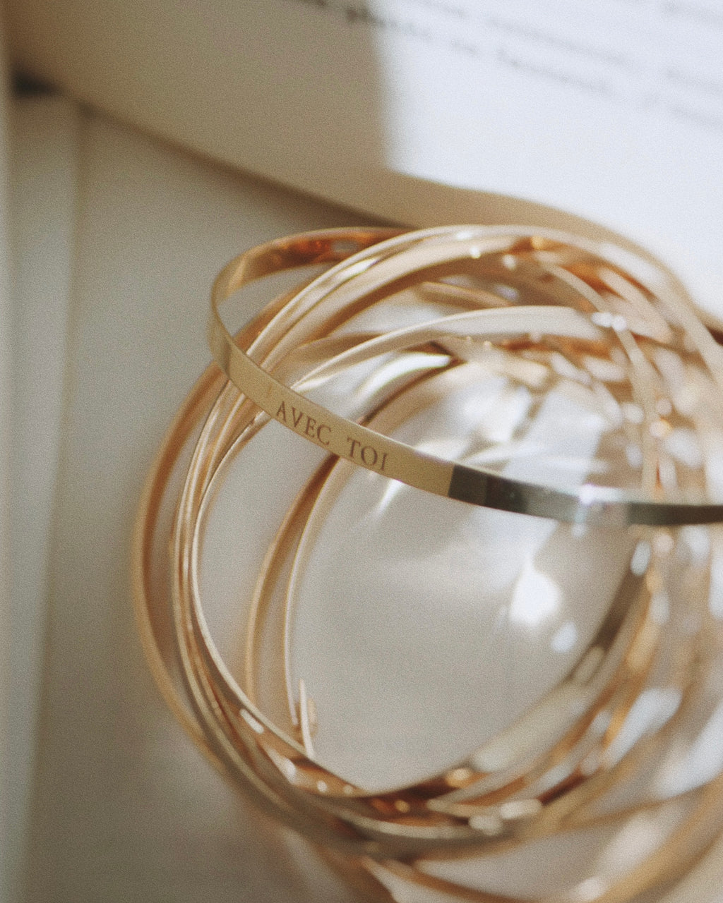 Bracelet ruban (personnalisable)