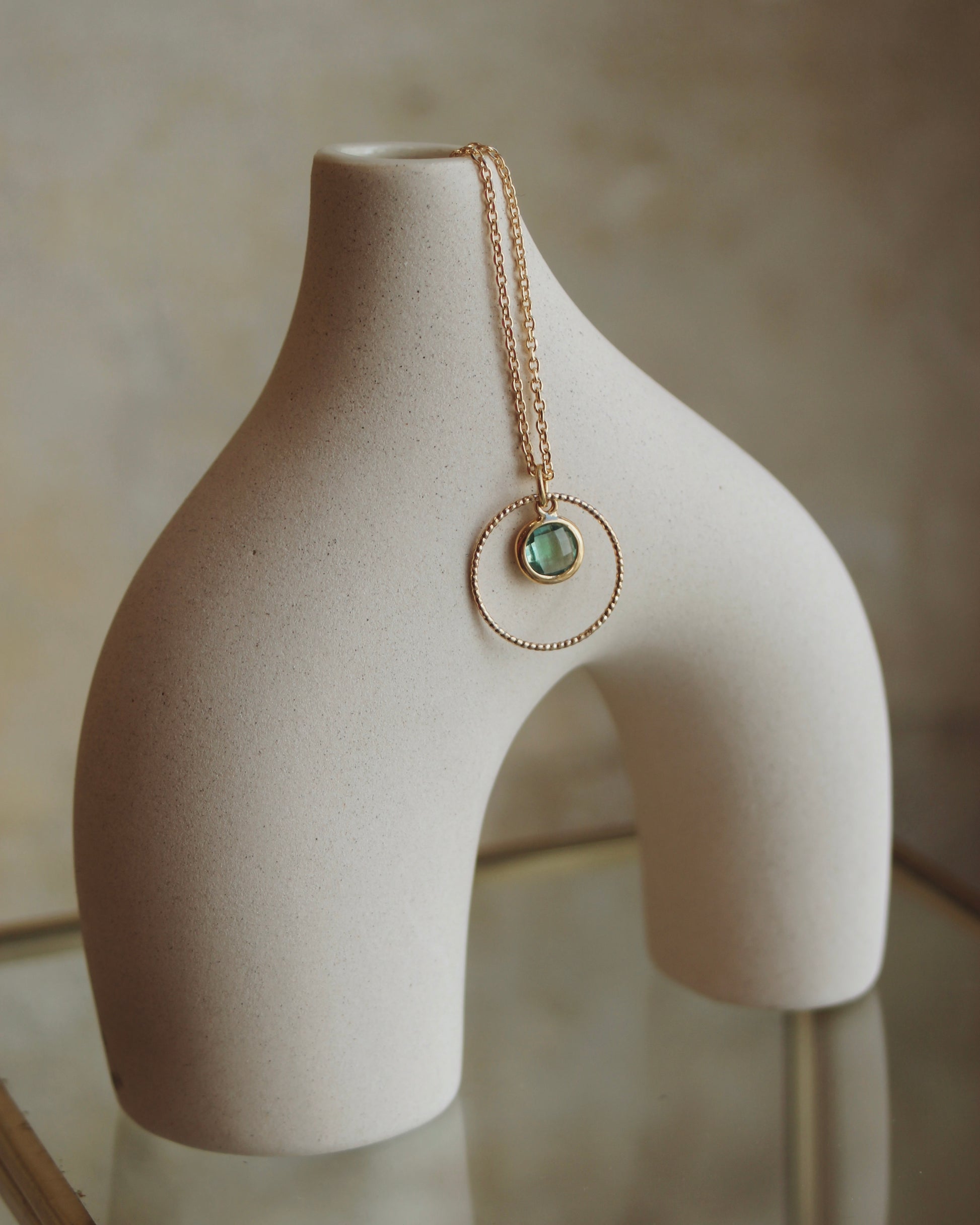 Collier cerclage bleu