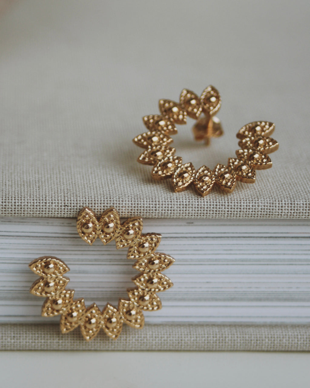 Boucles d’oreilles couronne