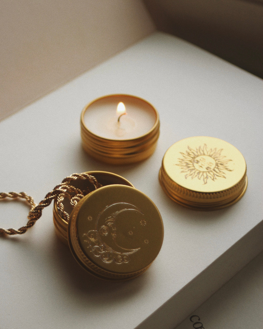 Mini bougie/boîte à bijoux (personnalisable)