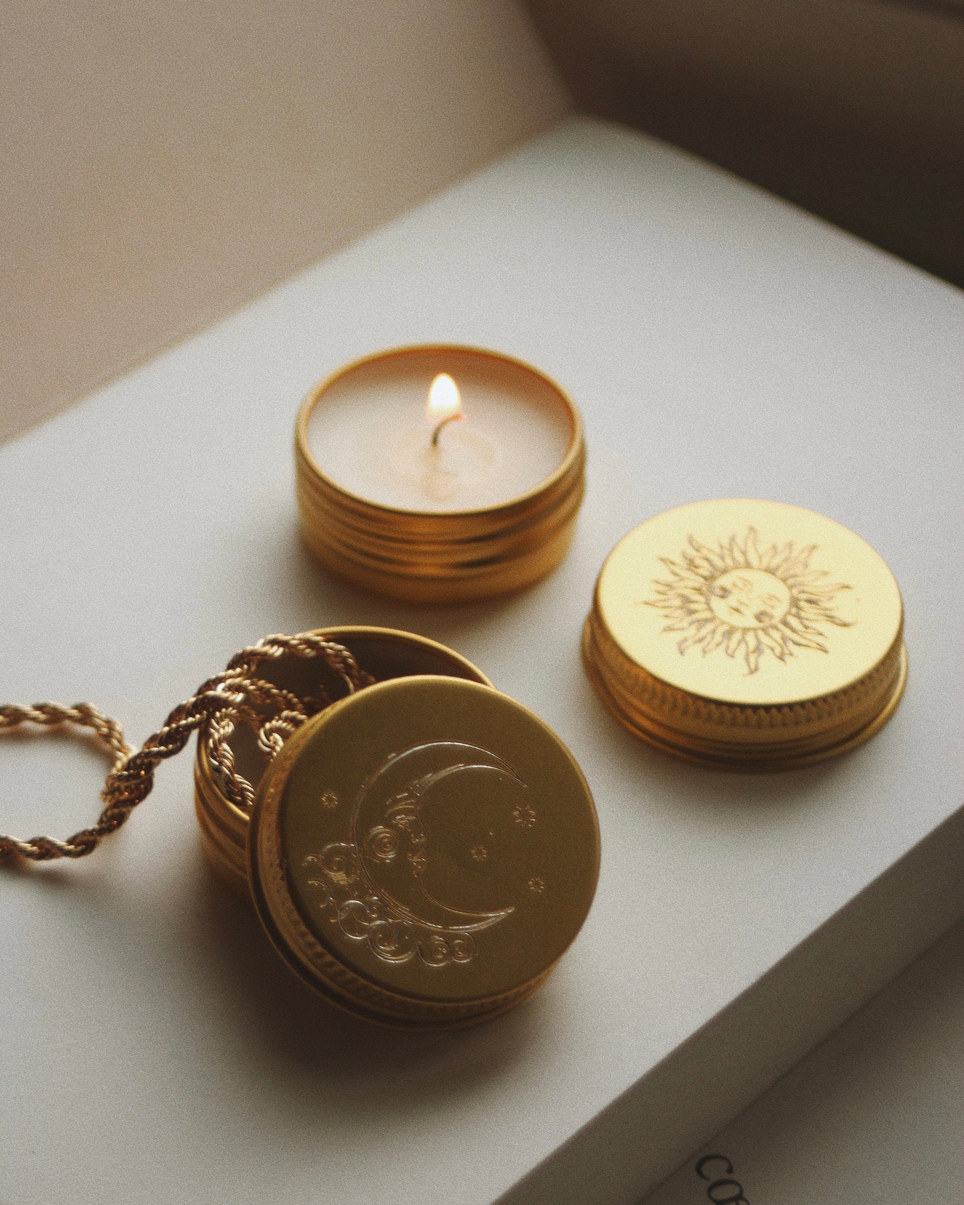 Mini bougie/boîte à bijoux (personnalisable)