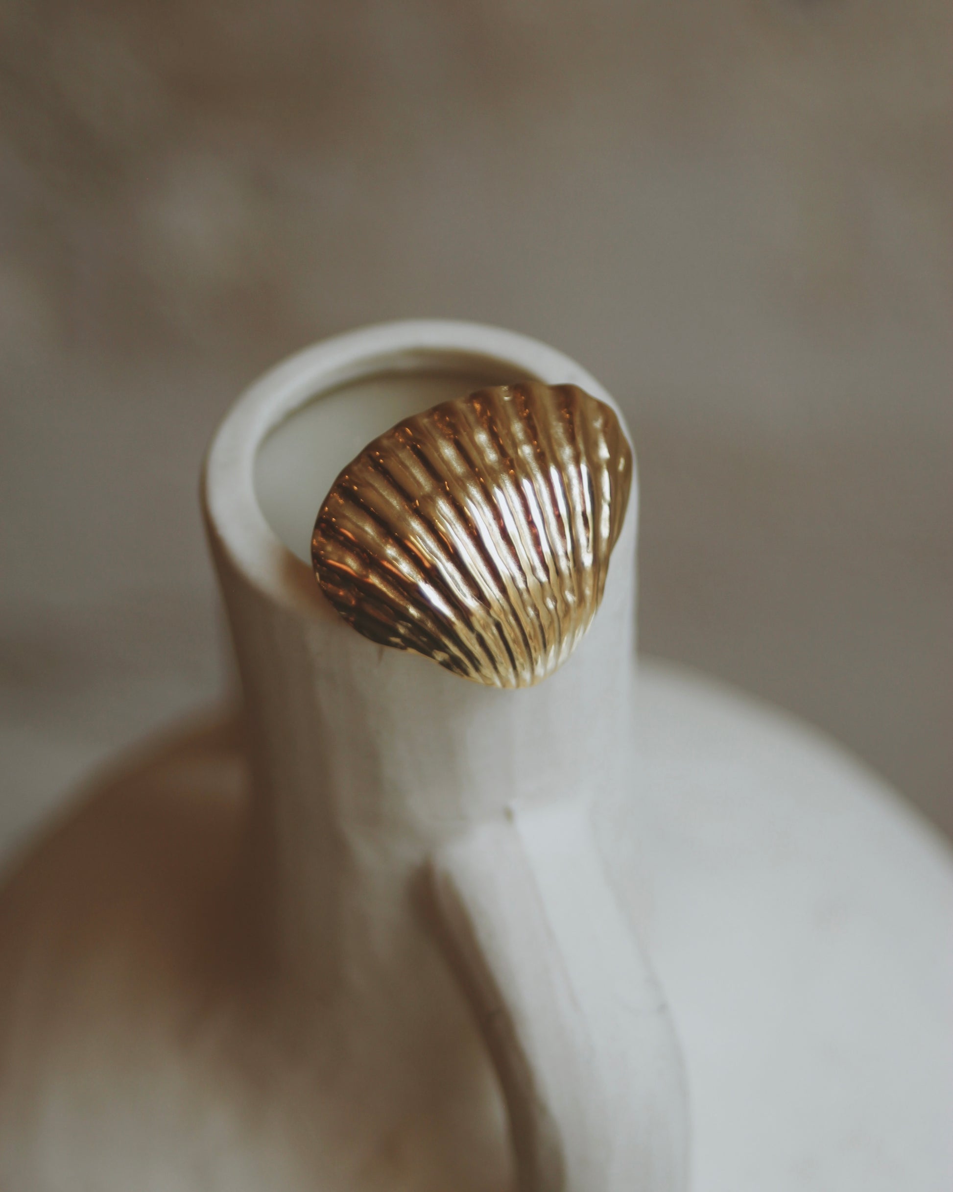 Bague coquillage