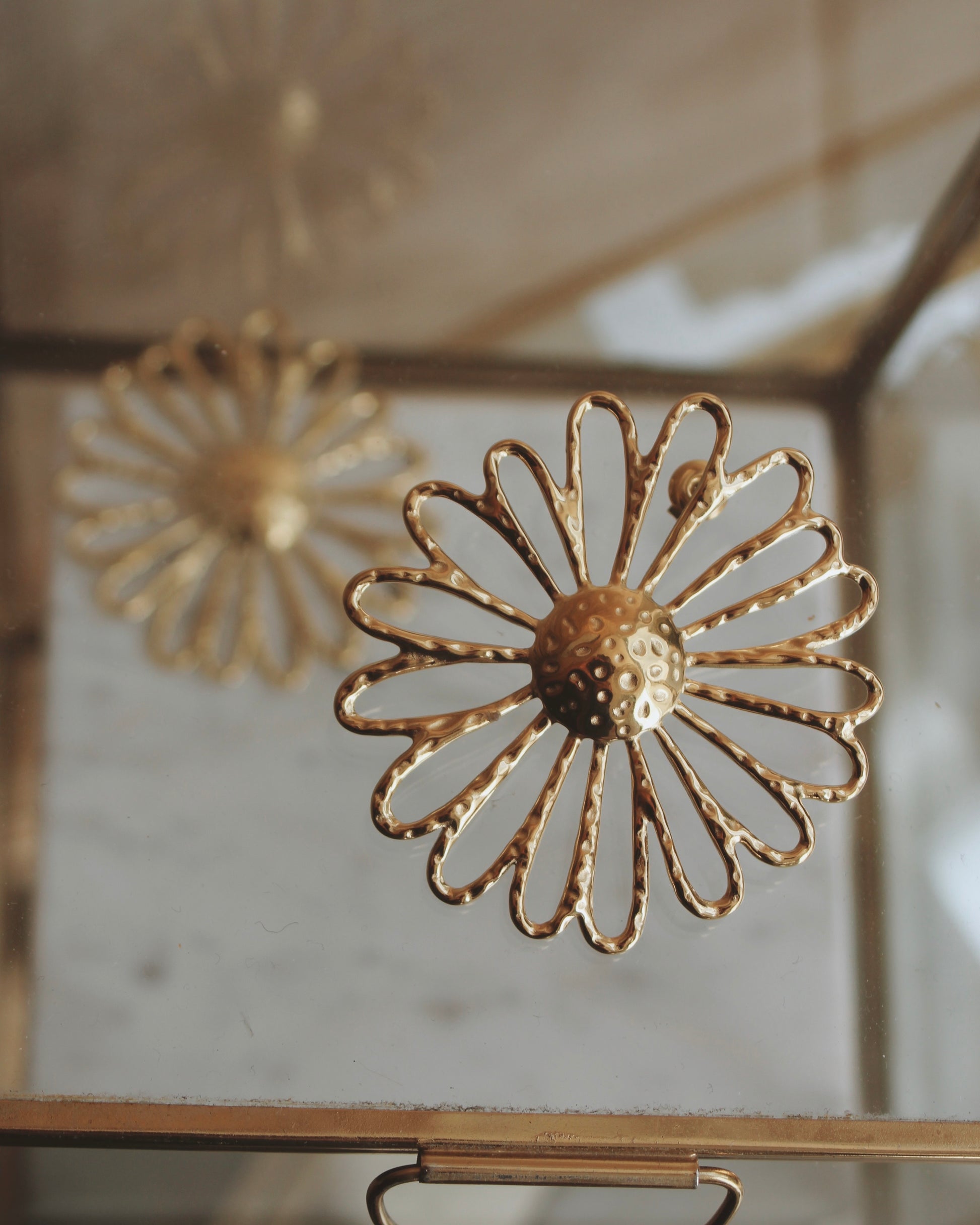 Boucles d’oreilles marguerite