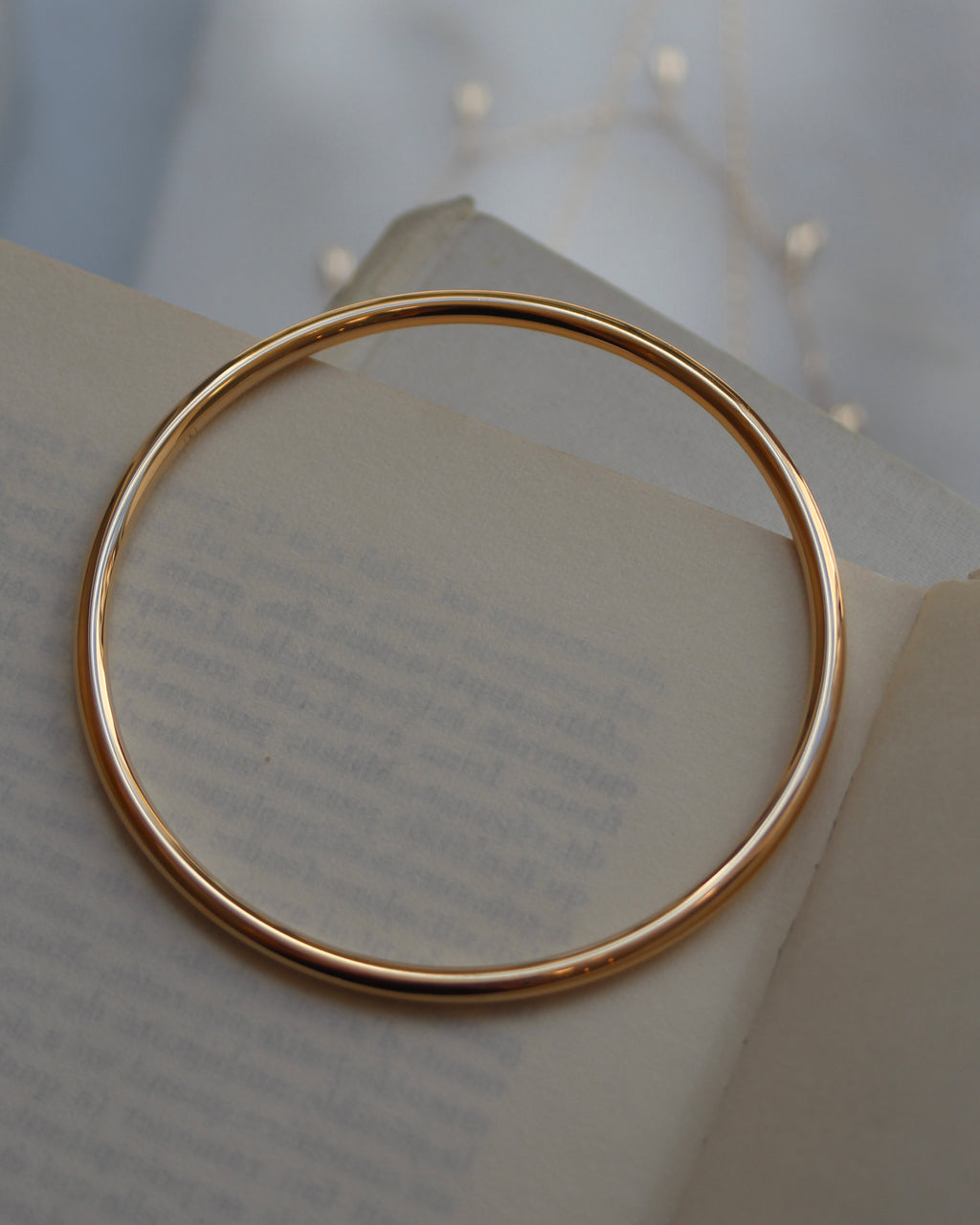 Bracelet jonc fil rond