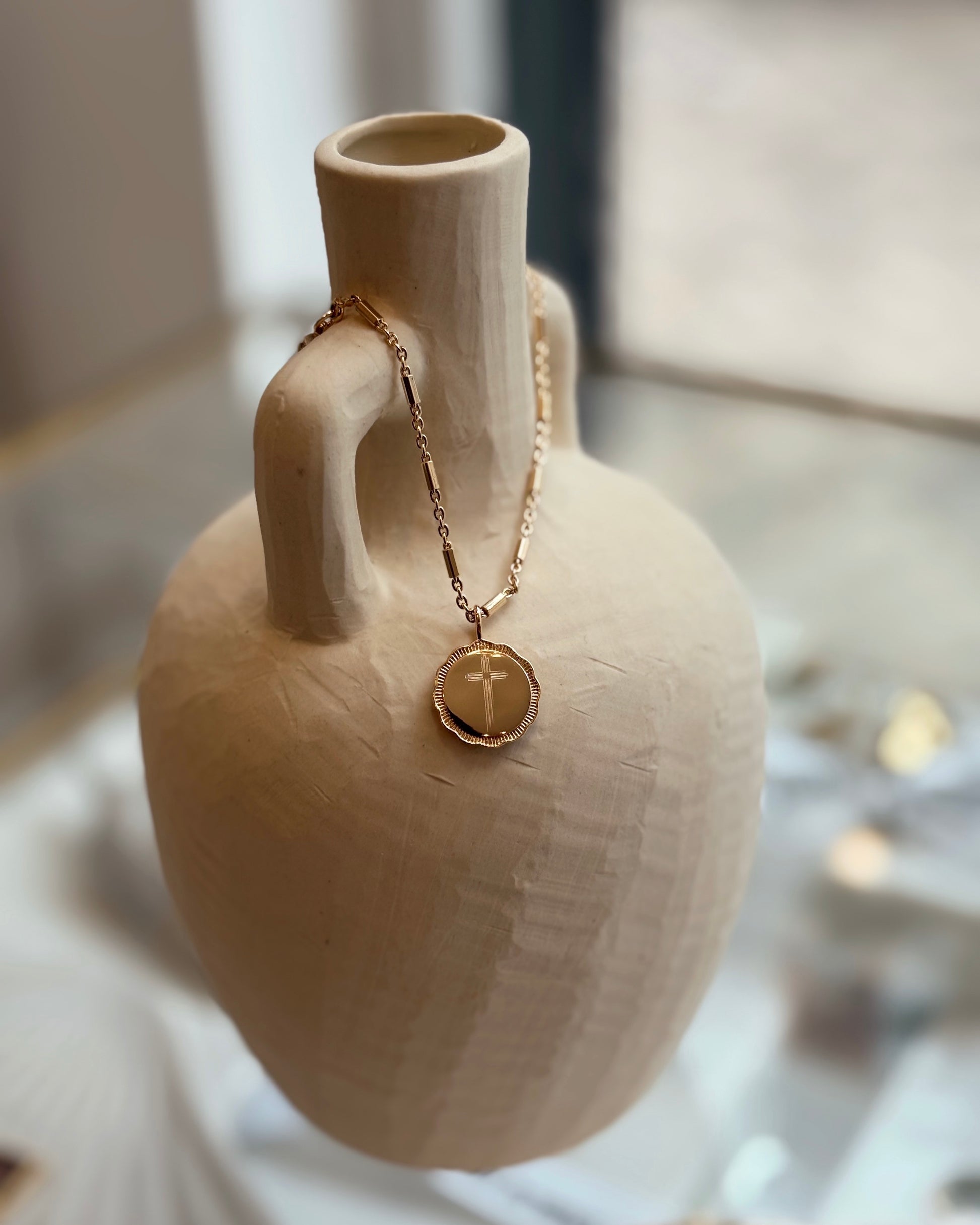 Médaille fleur (personnalisable)