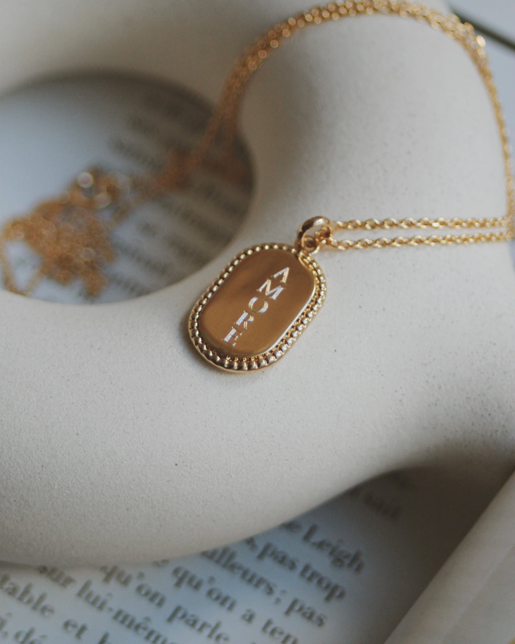 Pendentif Amore (personnalisable)
