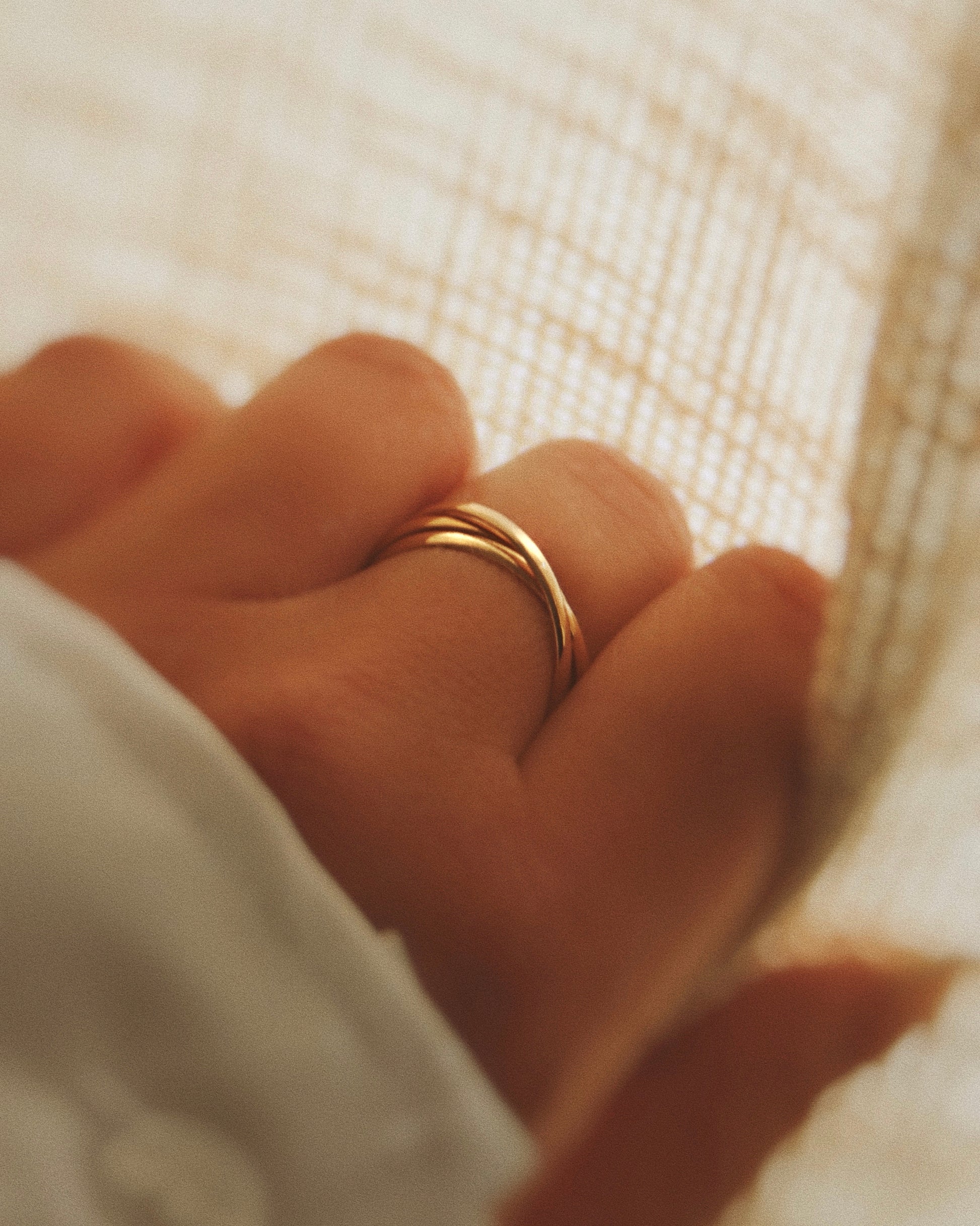 Bague entrelacée