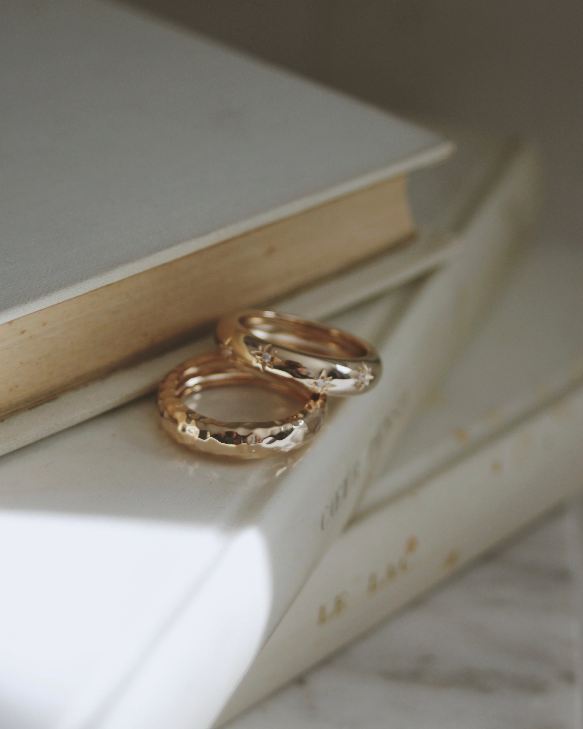 Bague martelée