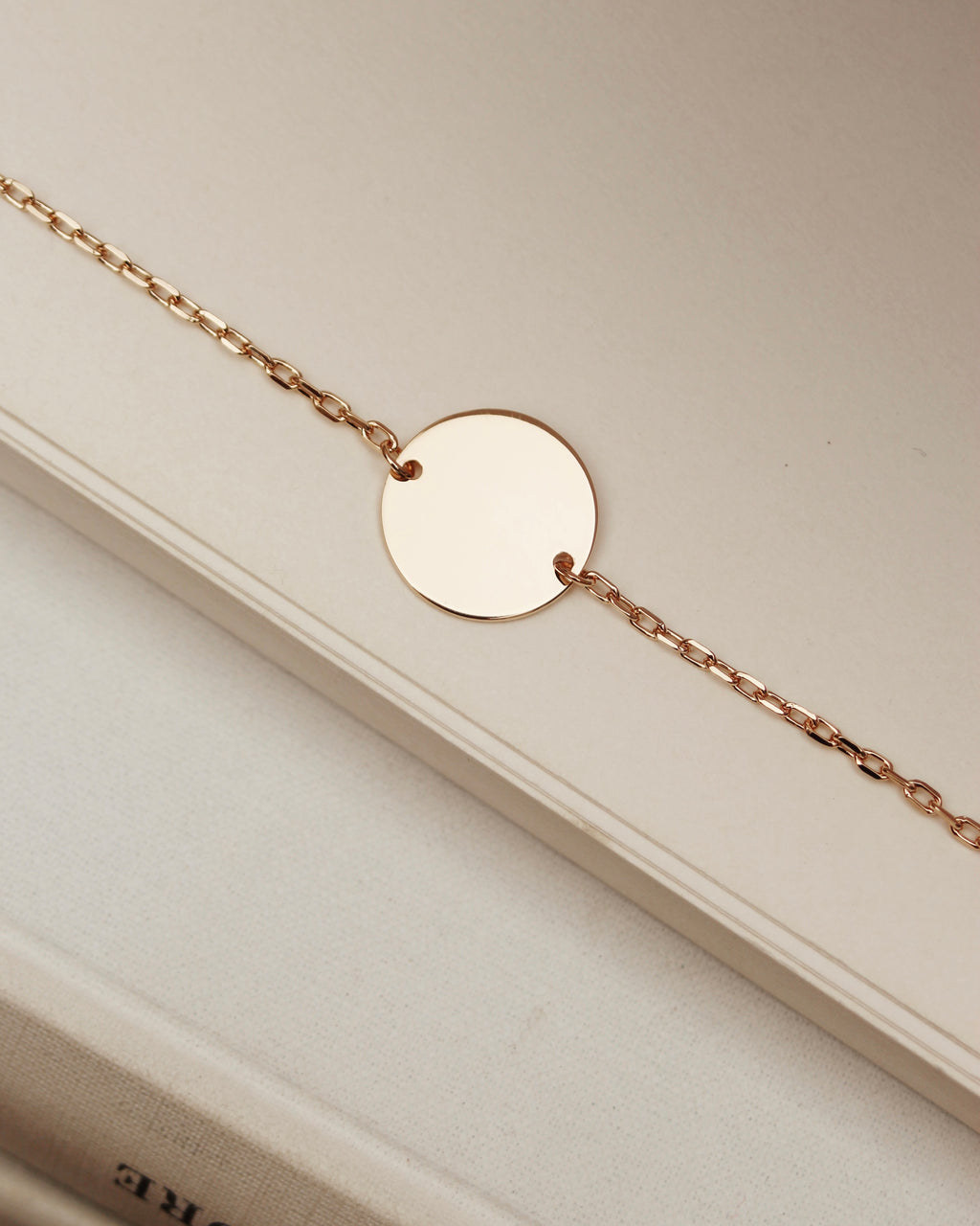 Bracelet médaille 15mm (personnalisable)