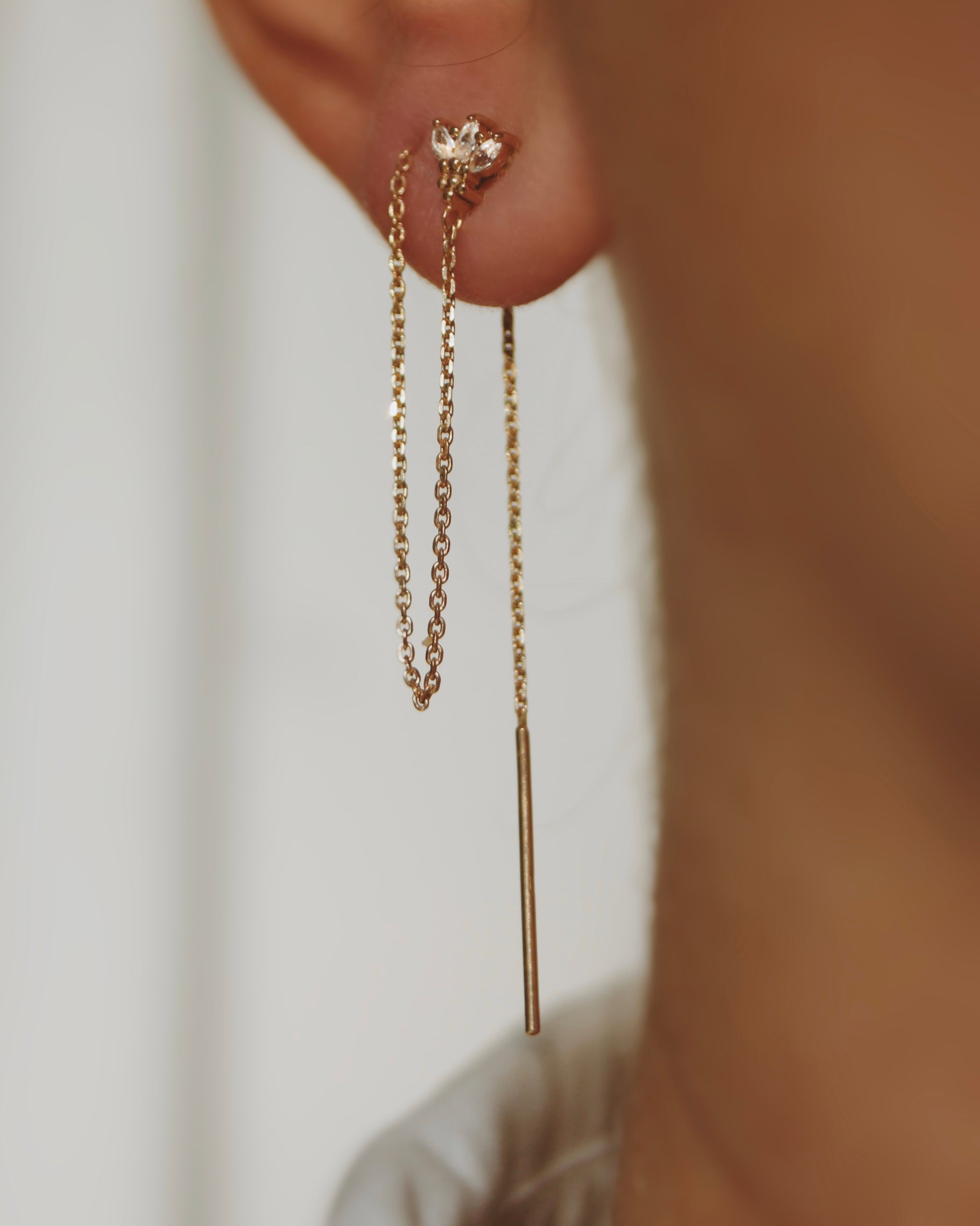 Boucles d’oreilles délicatesse