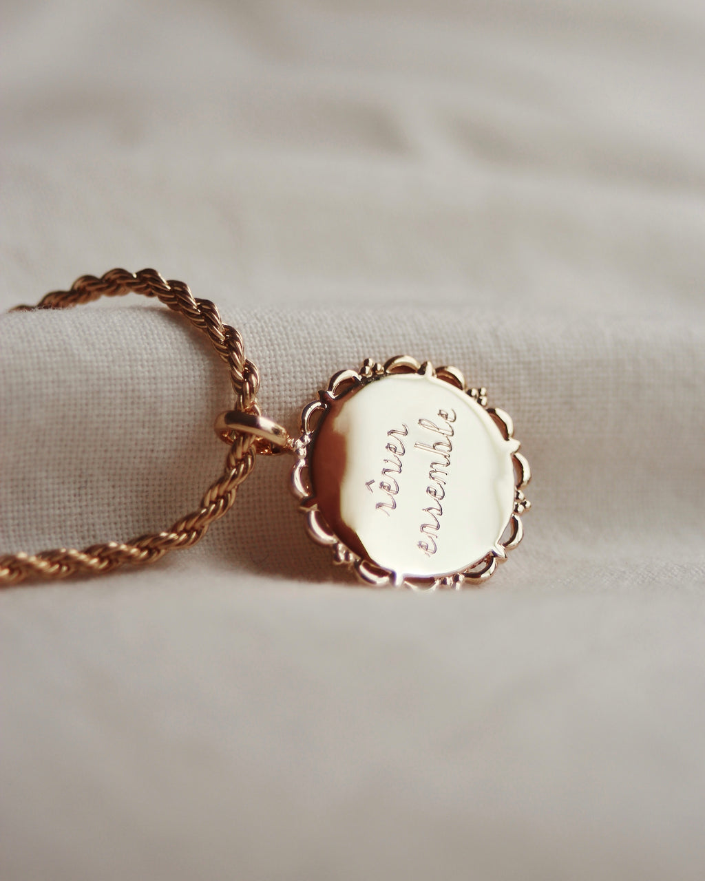 Médaille pretty (personnalisable)